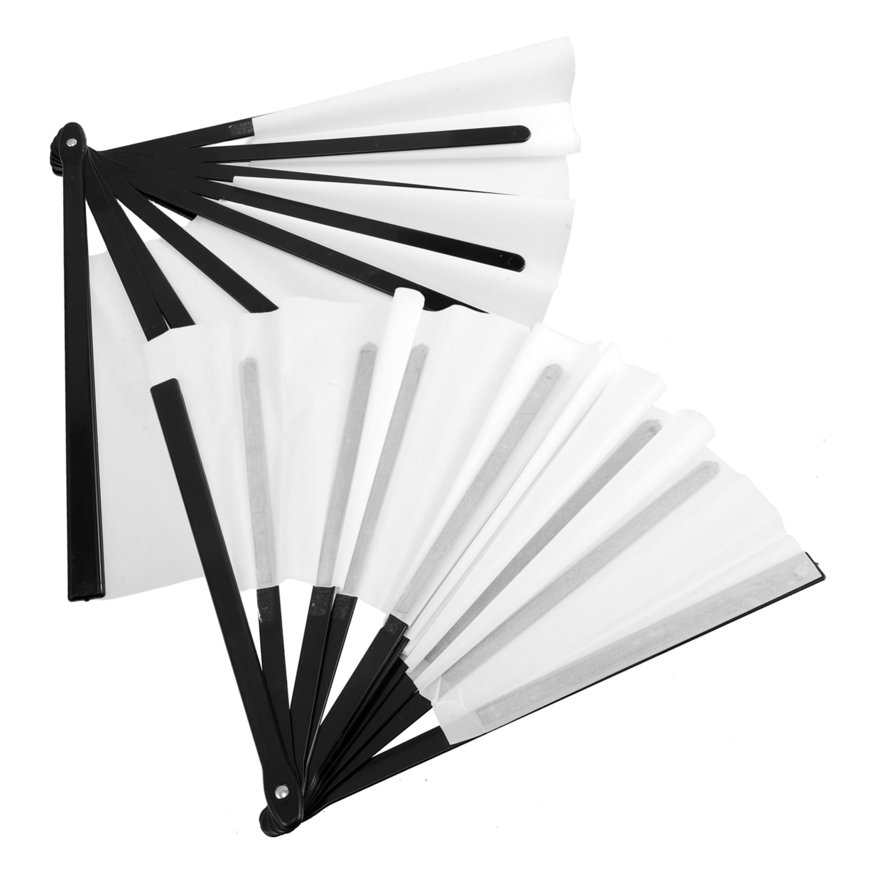 Éventails pliables vierges personnalisables en polyester blanc pour sublimation thermique - 8