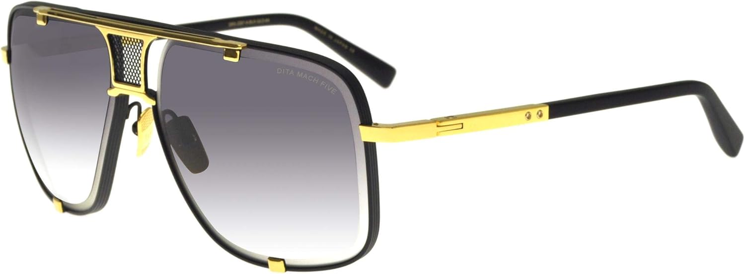 Dita Mach Five Black Green Sunglasses