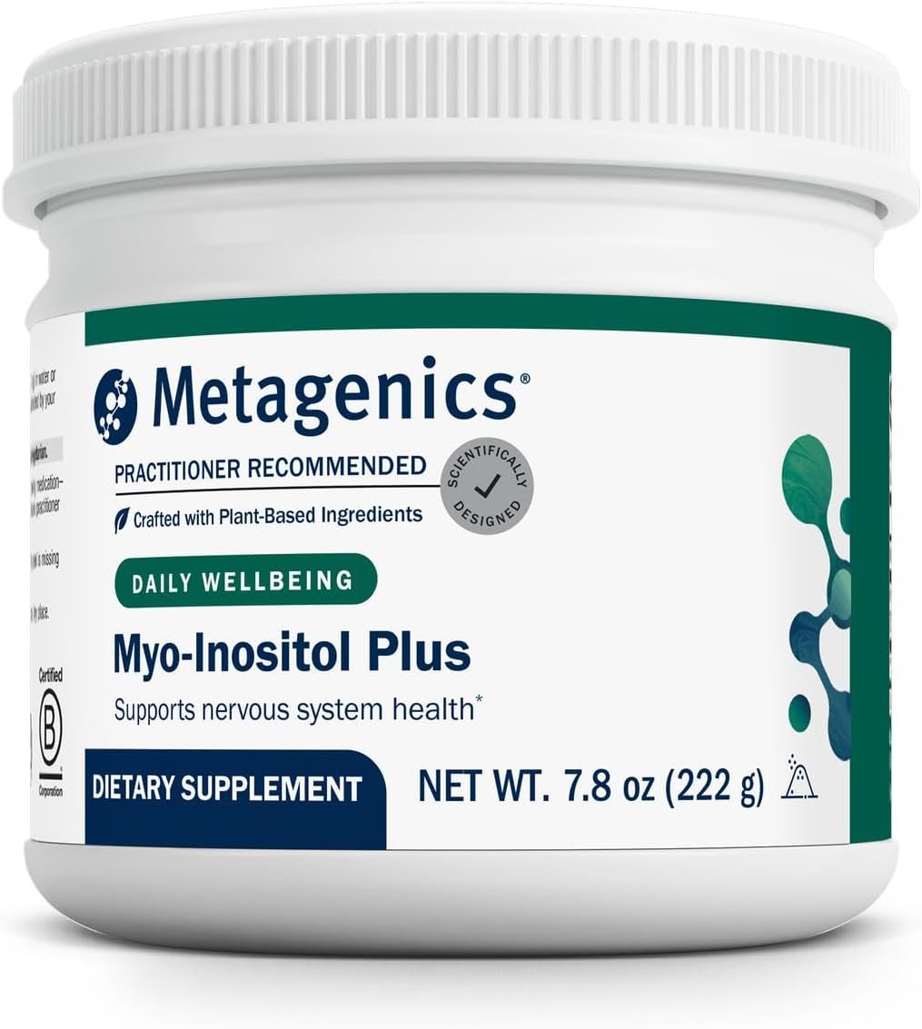Metagenics Myo-Inositol Plus - Chelated Magnesium & Myo-Inositol for Nervous System, Stress, Sleep, and Mood- Non-GMO, Gluten-Free, Vegan - GMP Certified Facility - 30 Servings - Image 2