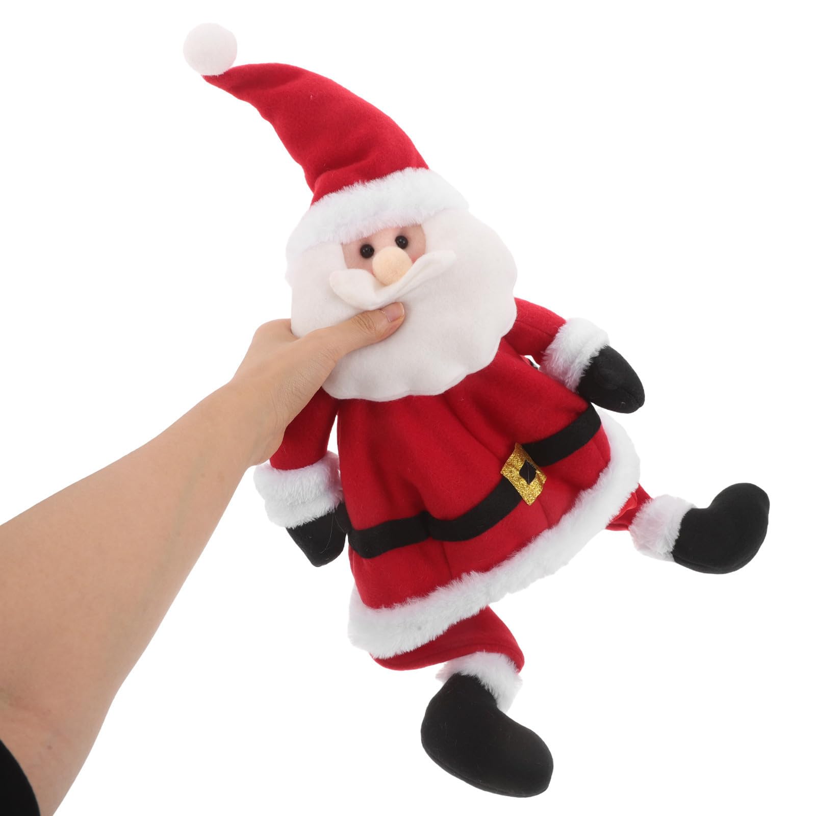 NUOBESTY 3 Stück Lustige Weihnachtsmannmütze mit Langen Beinen für