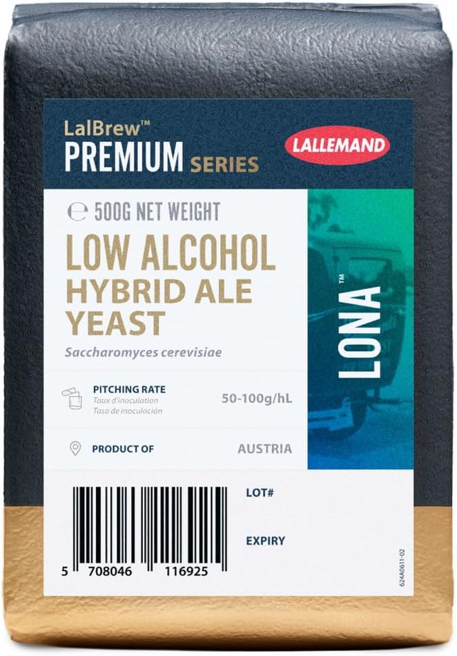LalBrew® LoNa™ Low Alcohol Hybrid Ale Yeast (500g)