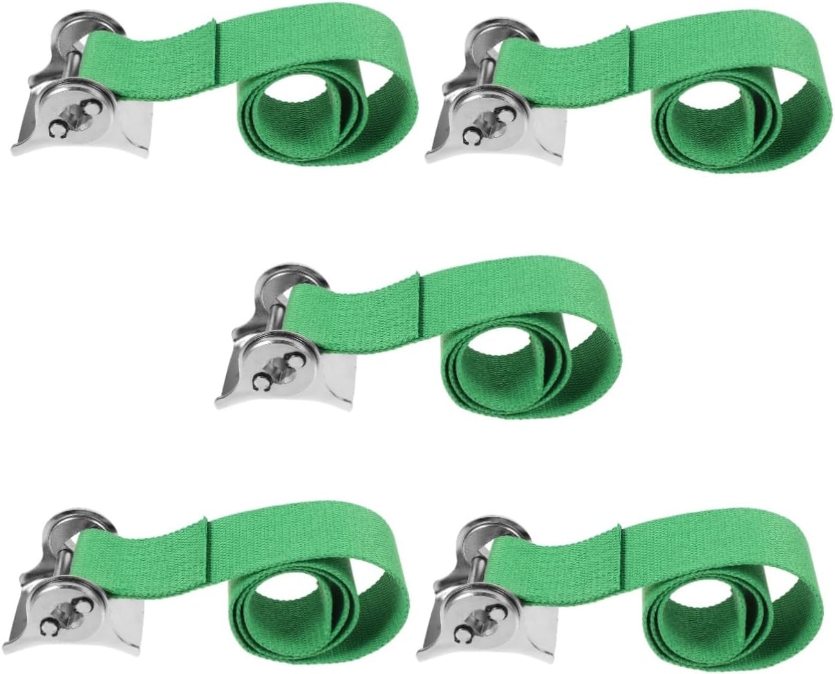 CHILDWEET 5pcs Heavy Duty Canvas Strap Wrench - Oil Filter Removal Tool for Effortless and Quick Oil Filter Replacement Stainless Steel Design for Versatile Use