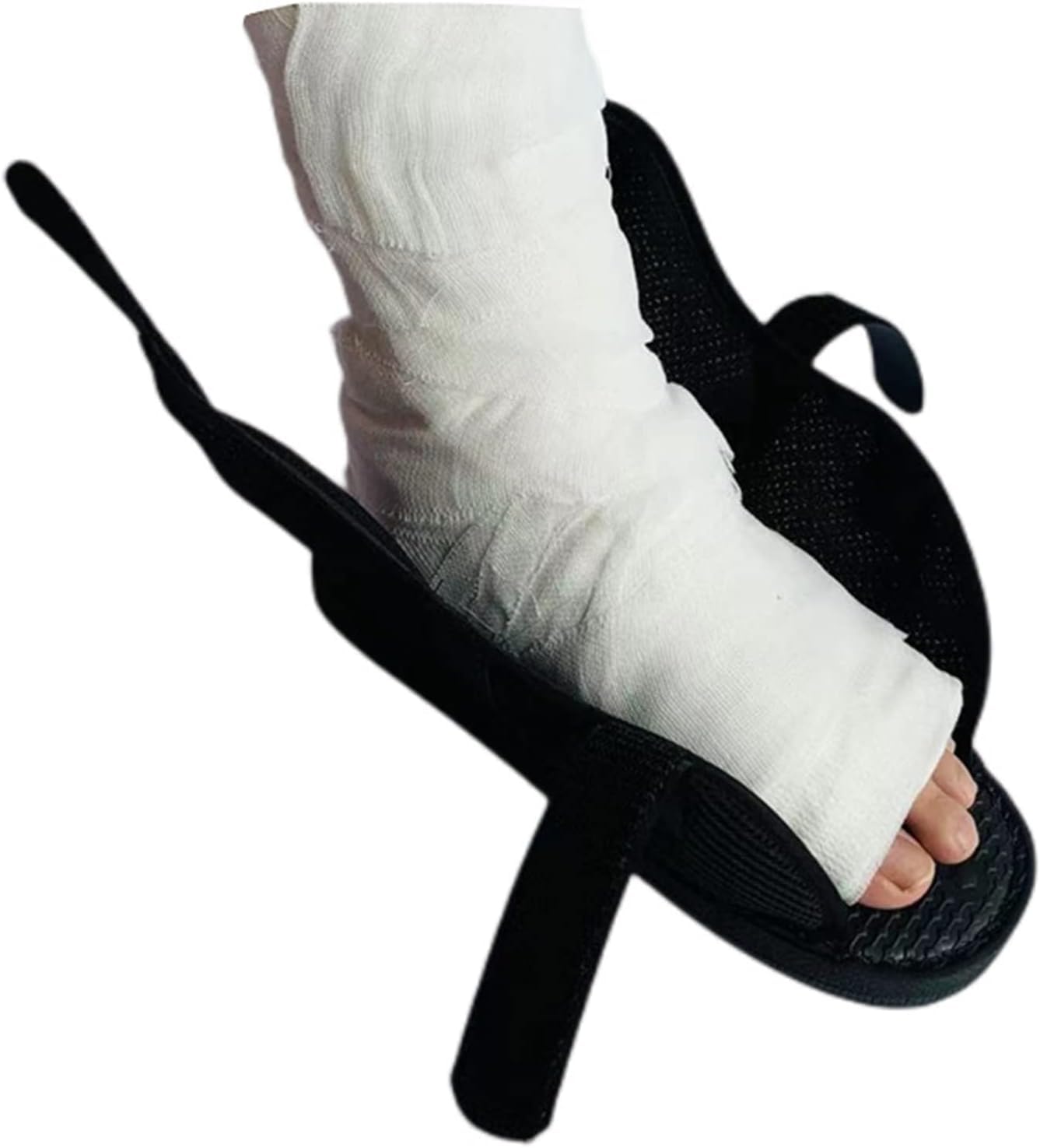 DKULMN Zapato médico con Velcro, Zapato de recuperación para postoperatorio, se Adapta Tanto al pie Izquierdo como al Derecho.,25CM