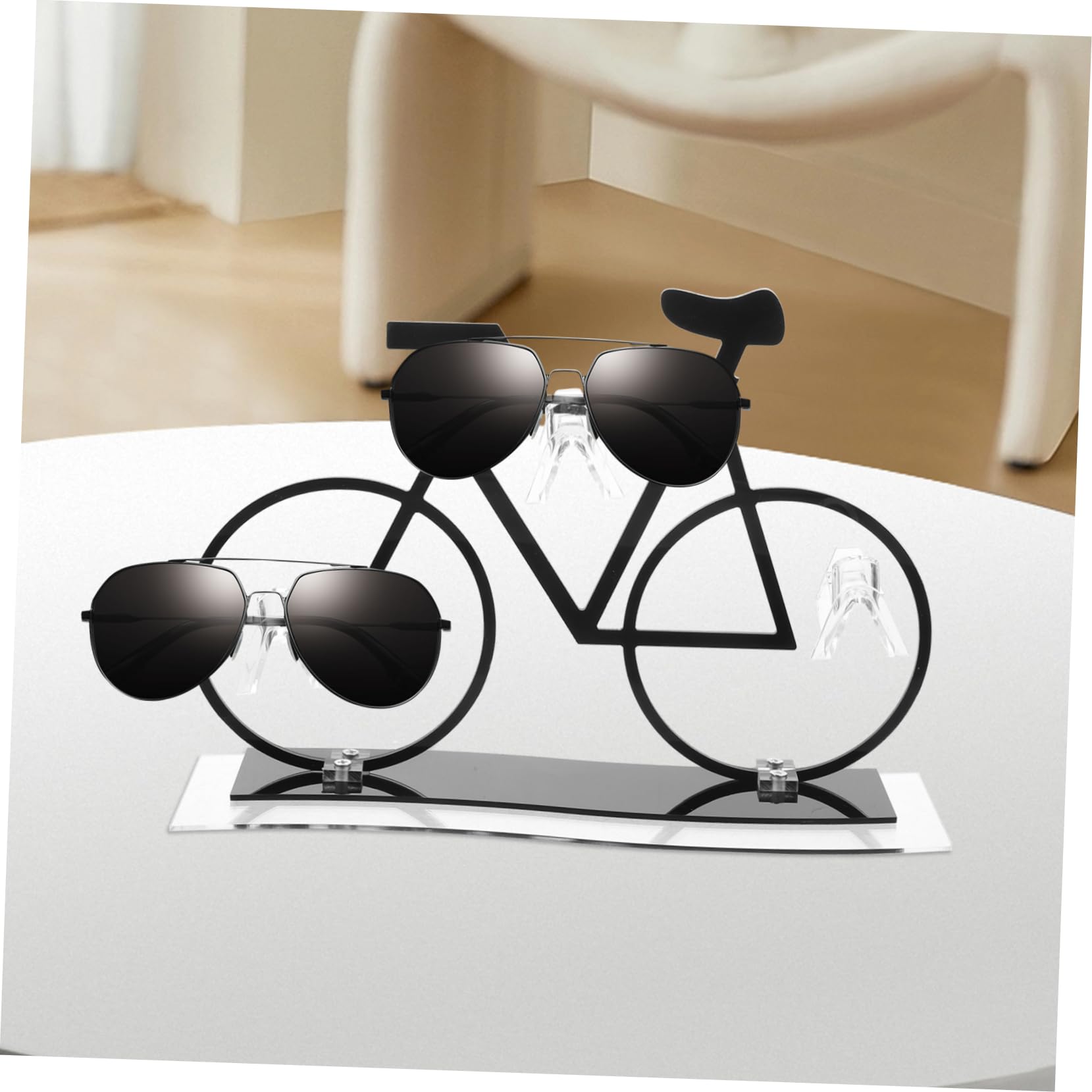PRETYZOOM 2st Brillenständer Sonnenbrillenhalter Mehrzweckständer Tischständer Fahrradständer Brillenhalter Stehen Brillen Organizer Brillengestell Ständer Für Brillenhalter Acryl