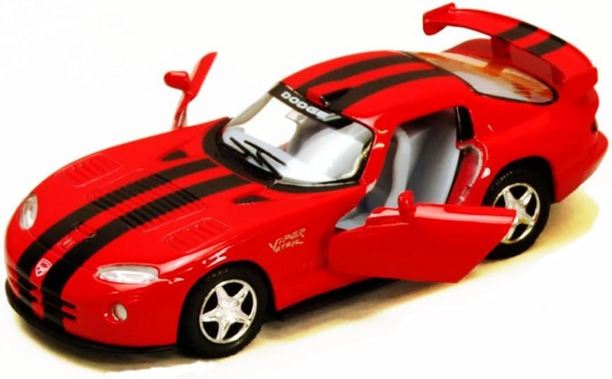 Dodge Viper GTR-S 1:36 Scale 5" Die Cast Metal Model Toy Super Sports Race Car (Red)