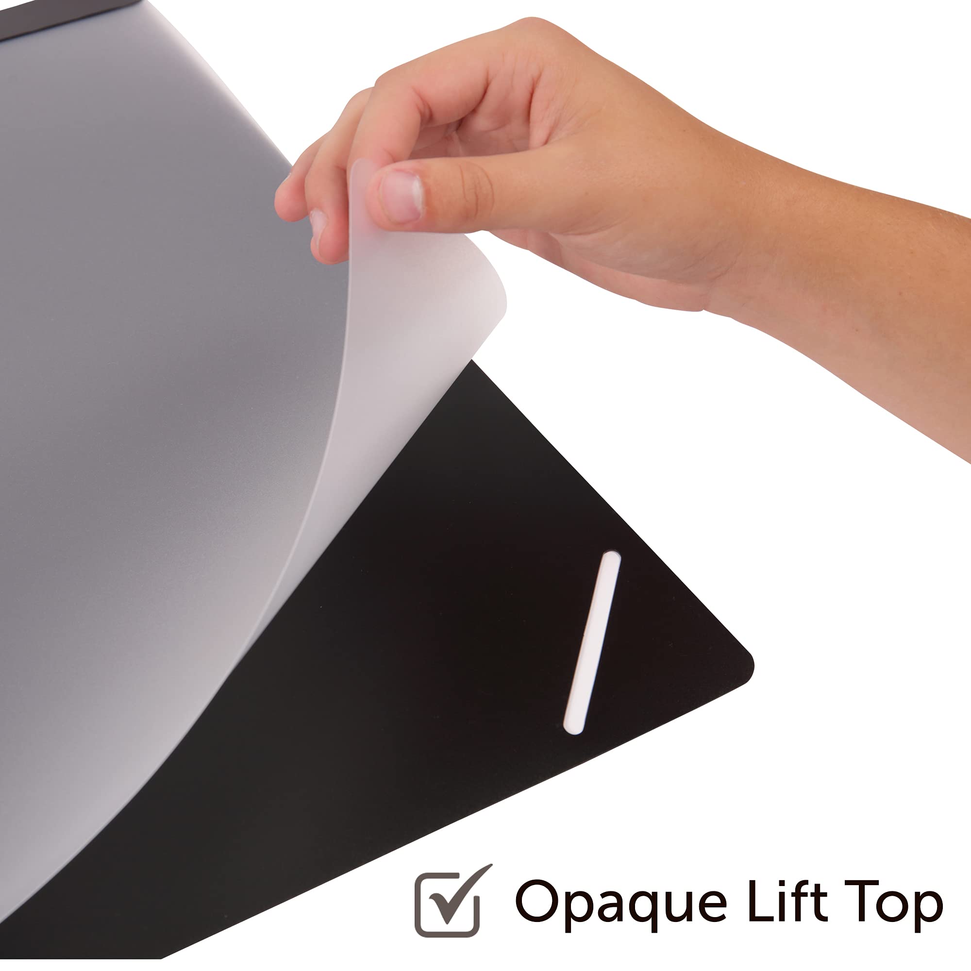 Artistic Lift Top Desk Mat Paper Desk Pad Protector w/Opaque Overlay