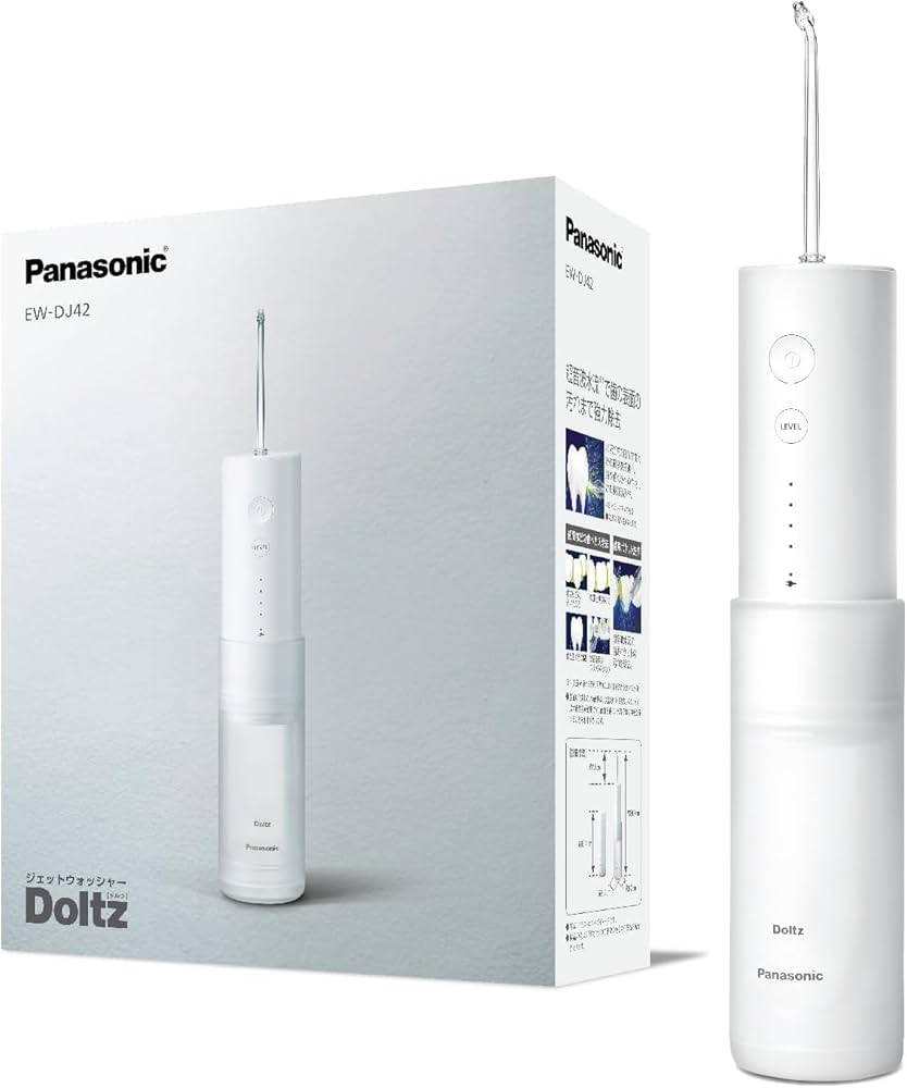soldes d'été Panasonic EW-DJ42-WWHITE Panasonic EW-DJ42-W Electric Dental Flosser [Jet Washer Doltz
