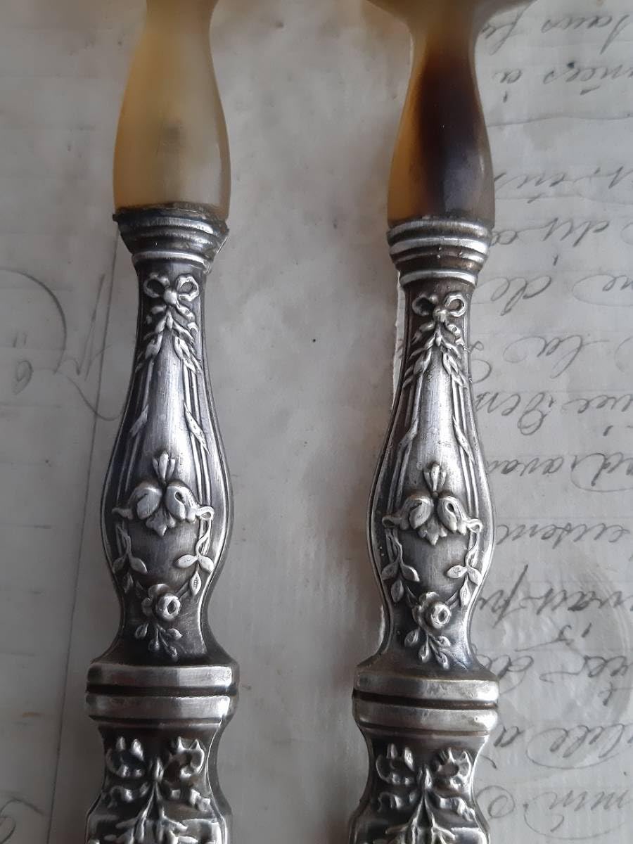 Amazon | フランス アンティーク 素敵なリボン 装飾 フォーク スプーン