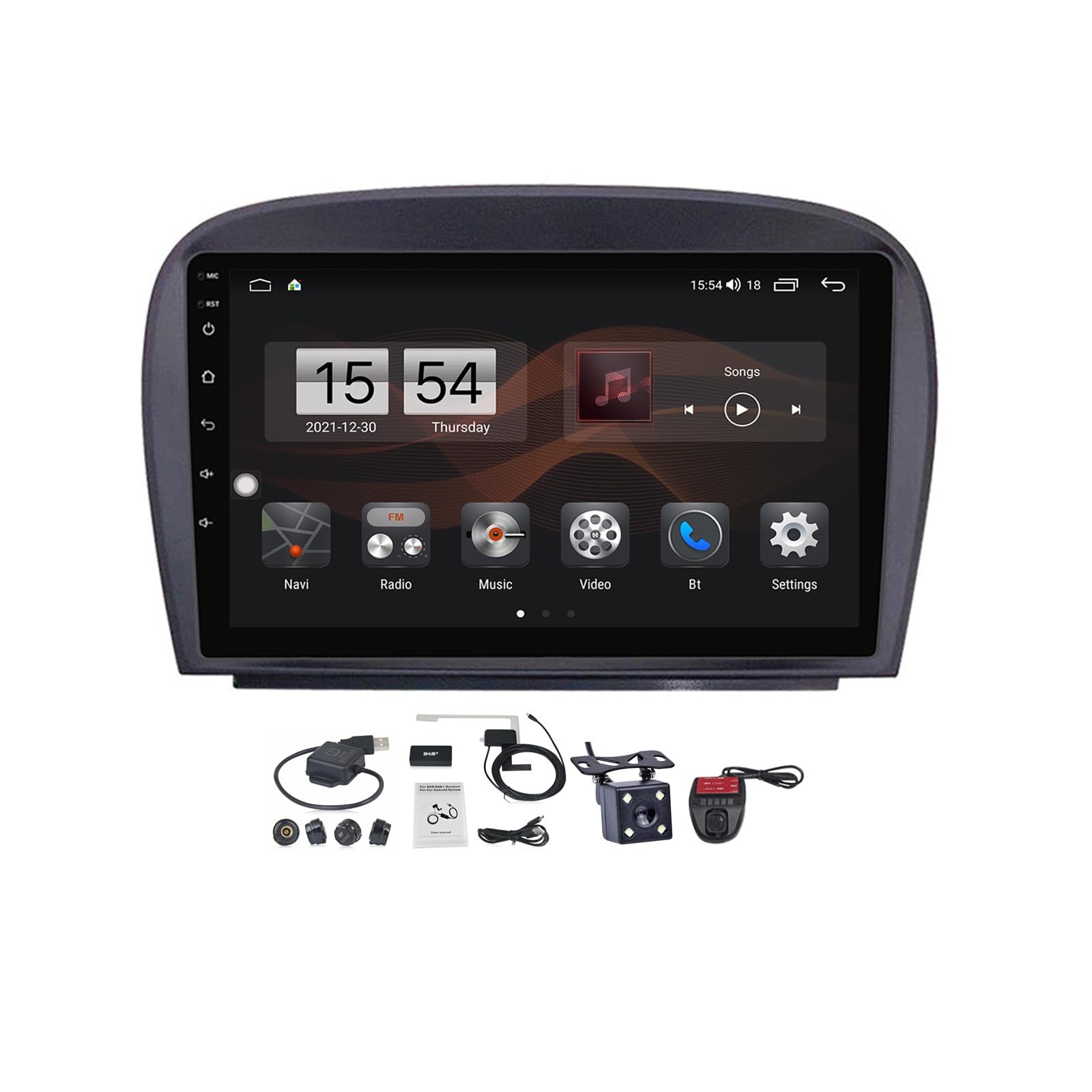 Autoradio Android Mercedes Benz SL R230 pour remplacer la radio d'origine dépassée