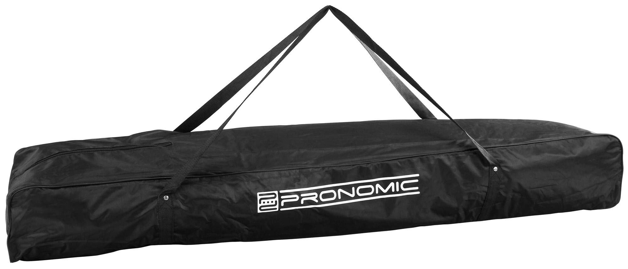 2X Pronomic SPS-1S Pied de Haut-Parleur en Acier - Support de Enceinte, Construction tripode Large et Stable - 120-193 cm - Peut également être utilisé comme Support de fléchettes - Sac Inclus