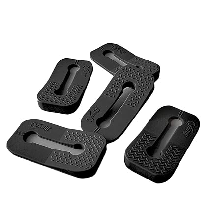 Vadiff Silicone Gas Stove Child Safety Knob Locks | Oven Knob Guard (5 Pk) (Black (Original))