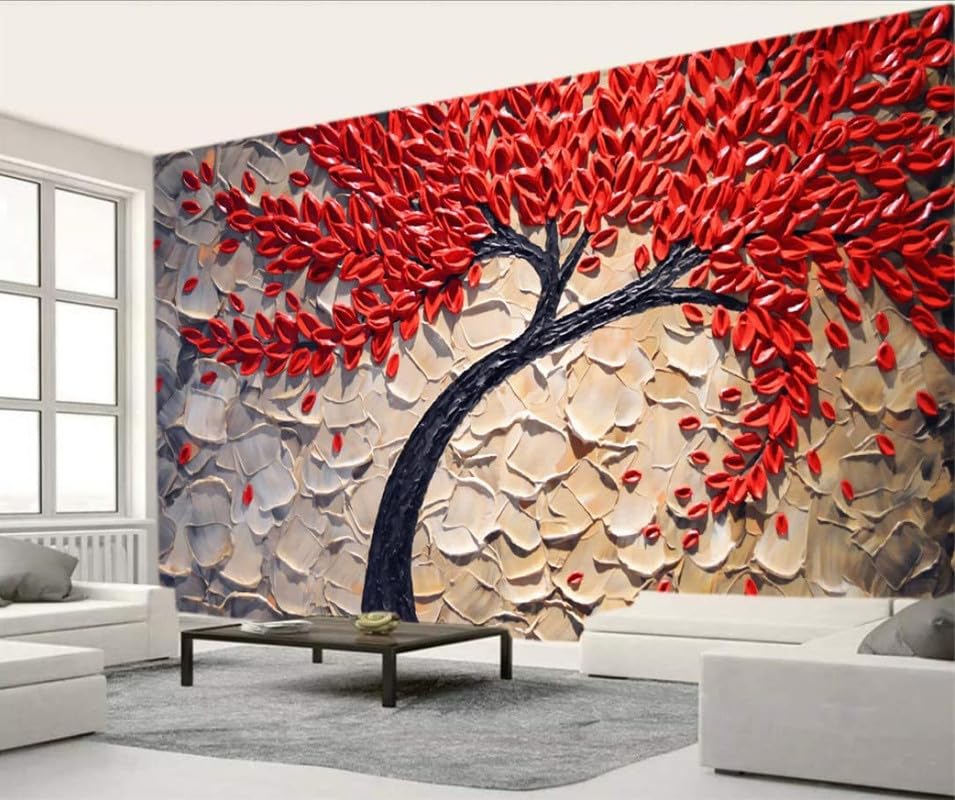 3D RED ROSE E1422 Wallpaper Mural Paper Wall Print Indoor Murals CA - View #5