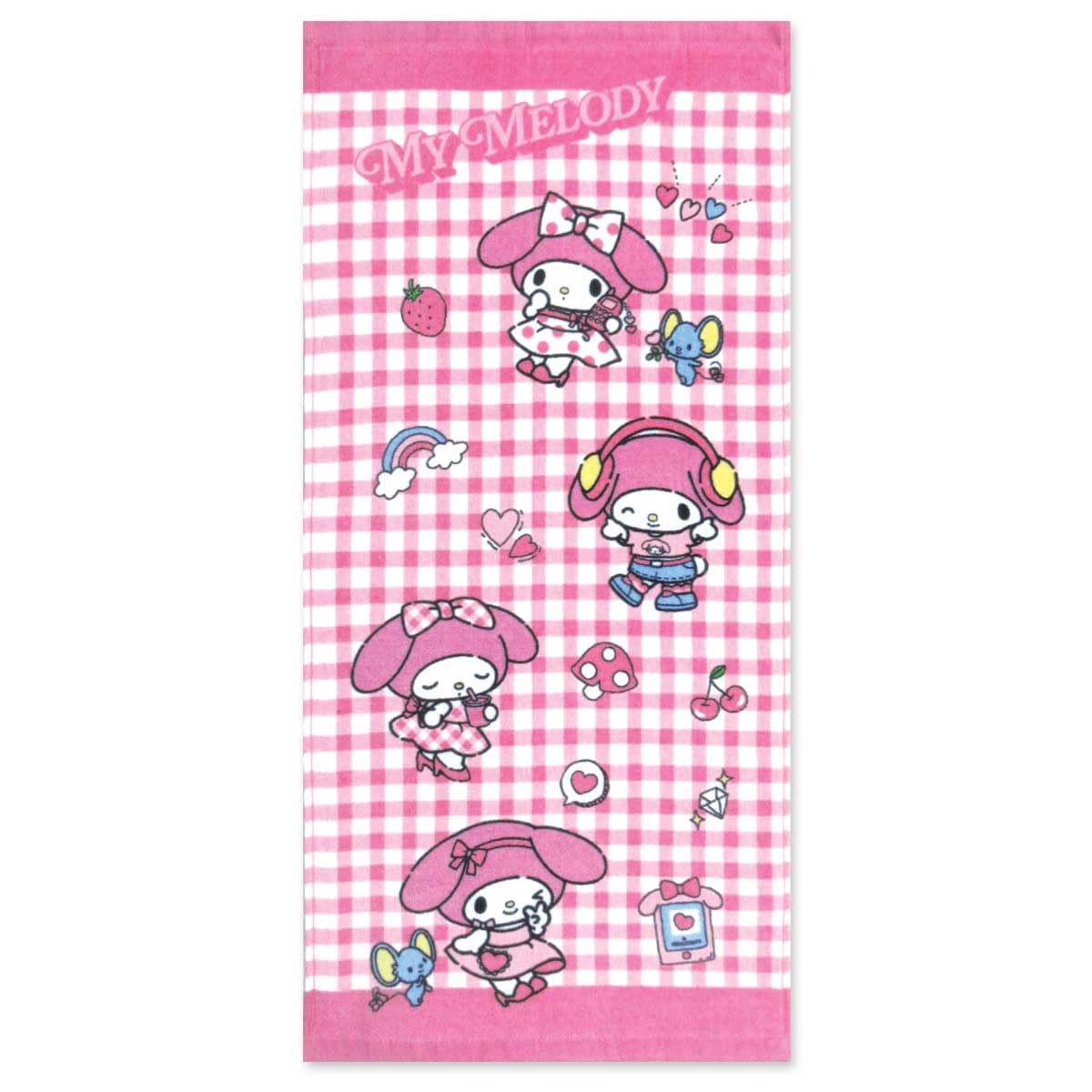 マイメロディ　フェイスタオル　2011　フレンズ　レア　サンリオ 72x32cm Amazon.co.jp: 丸眞 フェイスタオル マイメロディ マイメロ