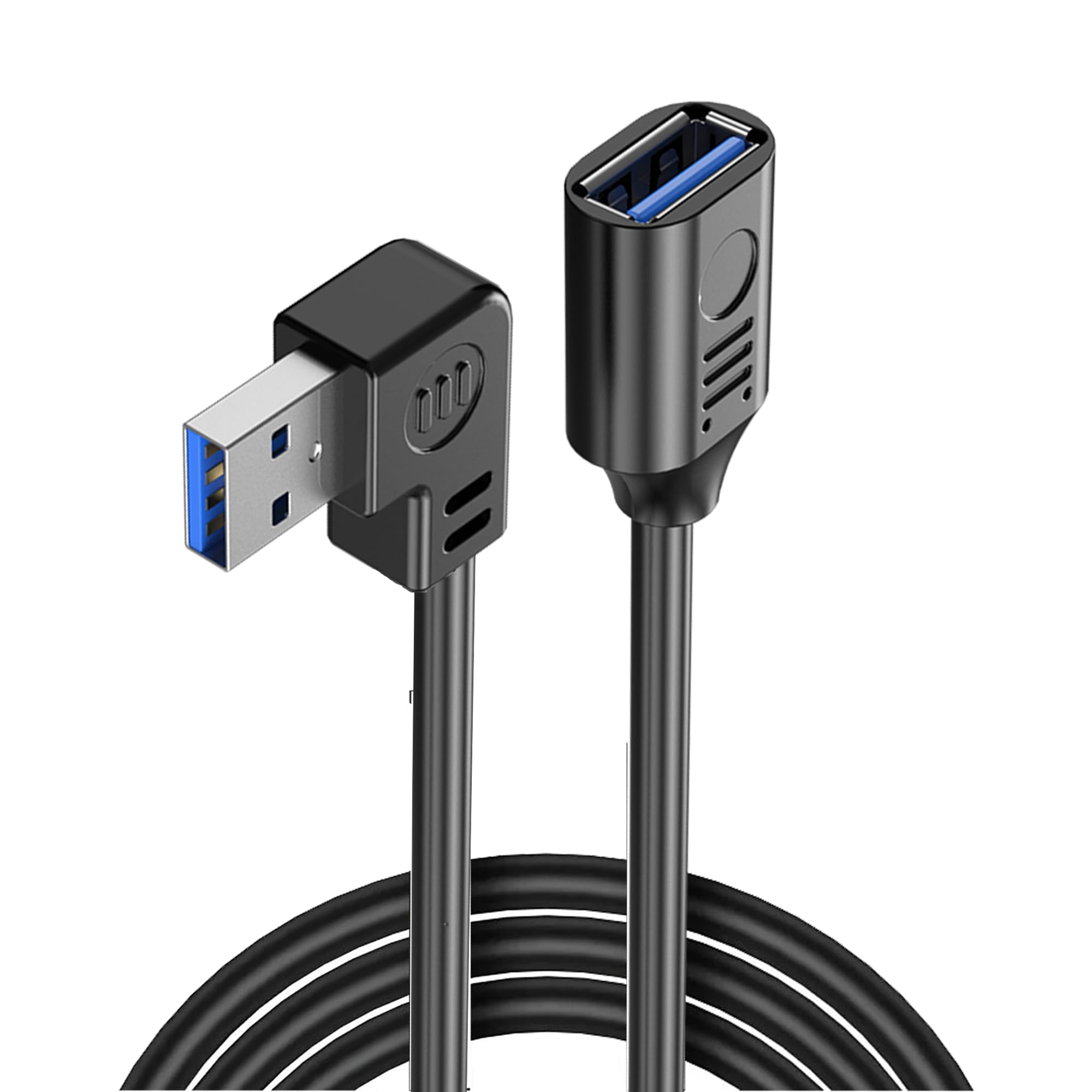 MISYNLON Extra Flexibles Kurzes USB-C-zu-USB-C-Kabel, 90° Wi