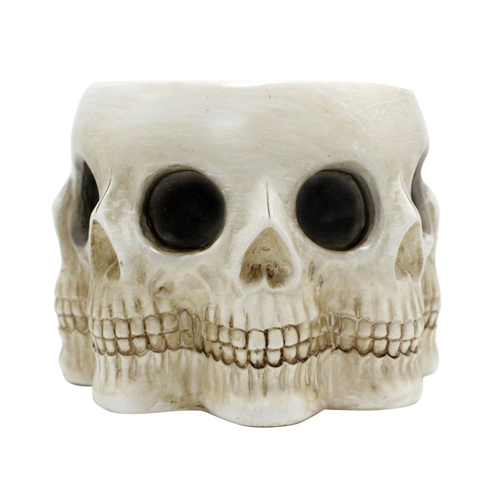 HZGFNBZ Resin Skull Planter Resin Decorations Head Flower Succulents Pots Outdoor Indoor Garden Flower Decorations