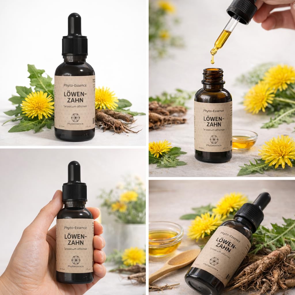 Löwenzahn Extrakt | Hochreiner Einzelextrakt aus Löwenzahnwurzel & -kraut | 100% natürlich, ohne Zusatzstoffe | hohe Bioverfügbarkeit | 50 ml