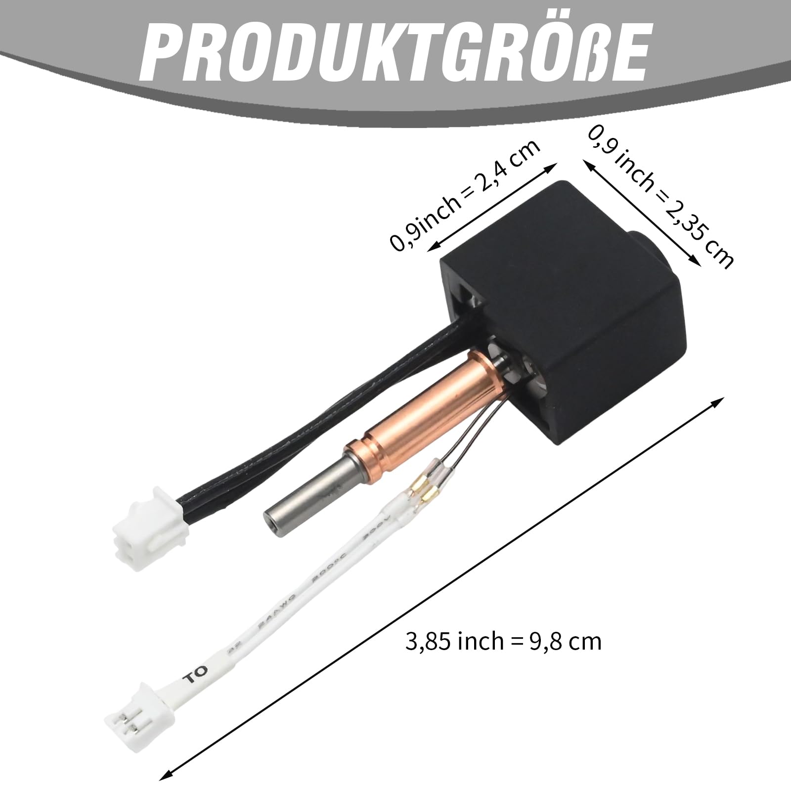 2 sztuki 0,4 mm Hotend Kit, część zamienna do Anycubic Cobra 3, mosiężna dysza 0,4 mm, z ceramicznym wkładem grzewczym 24 V, akcesoria do drukarki 3D