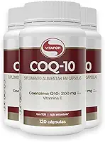 Kit 3 Coenzima Q10 200mg Vitafor 120 Cápsulas
