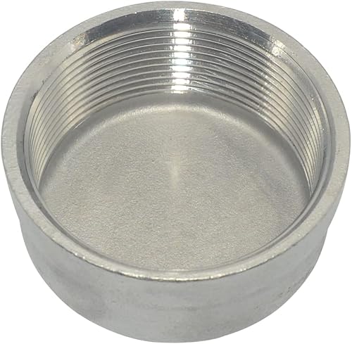 Miniatura 2 de Tapa de 2", NPT hembra roscada de tubería fundida,Acero inoxidable 304