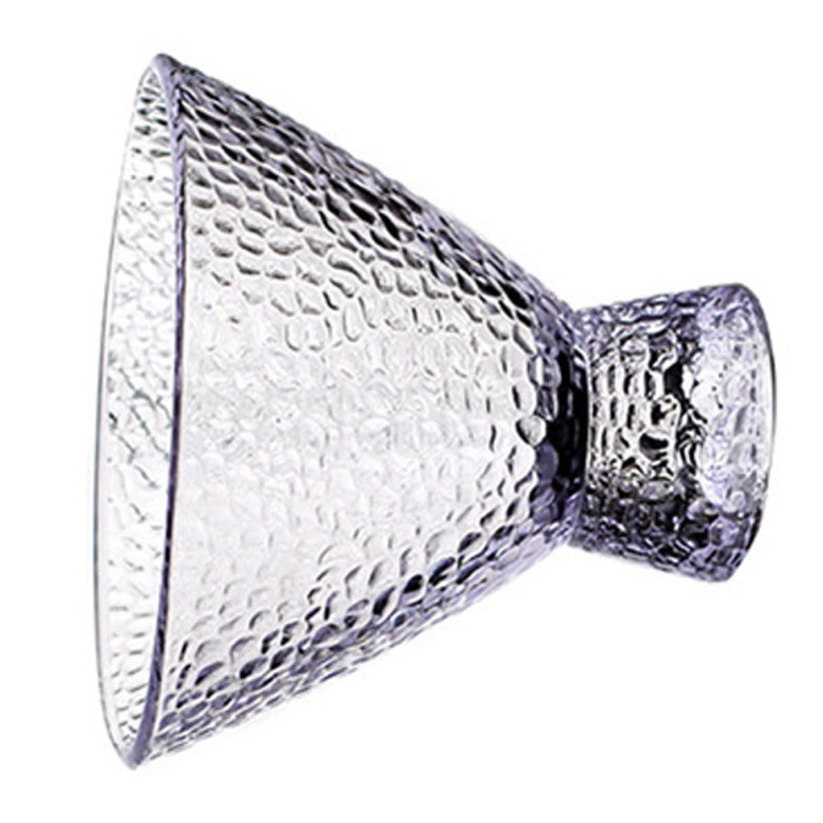 Copa de martini multifuncional en vidrio martillado transparente para fiestas