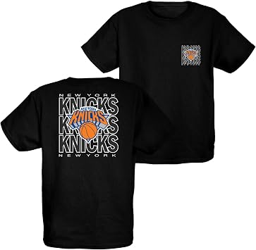 Blue 84 Unisex Kids NBA Officially Licensed Youth T-Shirt Front/Back Press