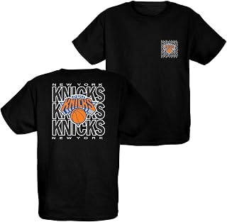 Blue 84 NBA Unisex Kids NBA Officially Licensed Youth T-Shirt Front/Back Press