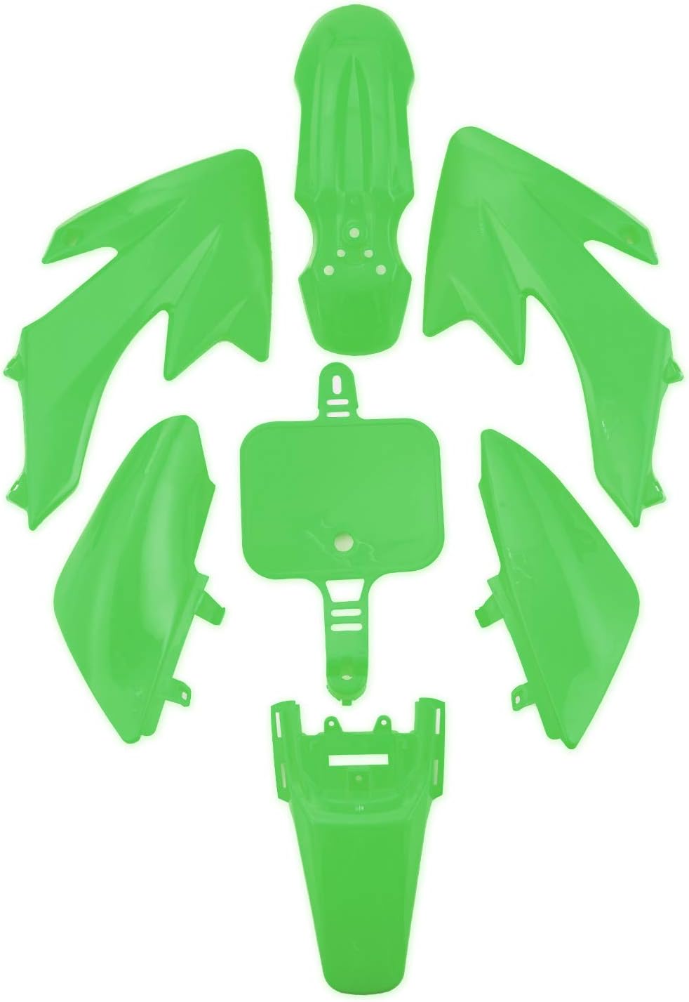 Plastic Fender Fairing Kit Set,Plastic Body Fender Kit for XR50 CRF50 Chinese Mini Dirt Bikes(Pink)…