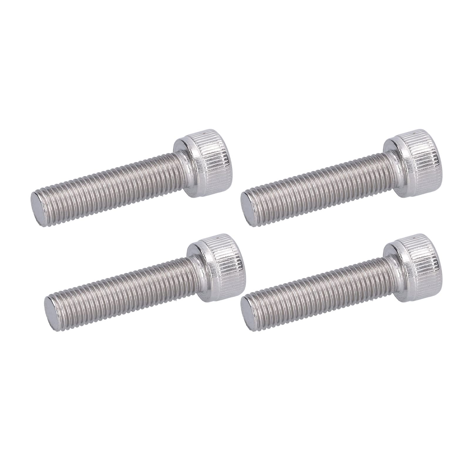 Bulloni A Brugola M12 Filetto Fine A2 Acciaio Inox - Testa Cilindrica DIN 912 (Lunghezze 20-100mm)
