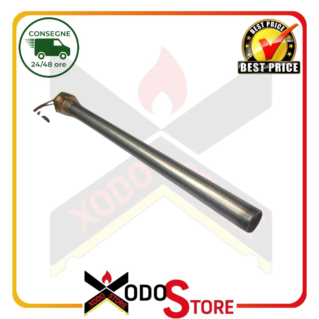 Candeletta, Resistenza accensione L. 170-180 mm Diam. 9,9 mm, 300 Watt. per stufe a pellet OLIVIERI - LAMINOX