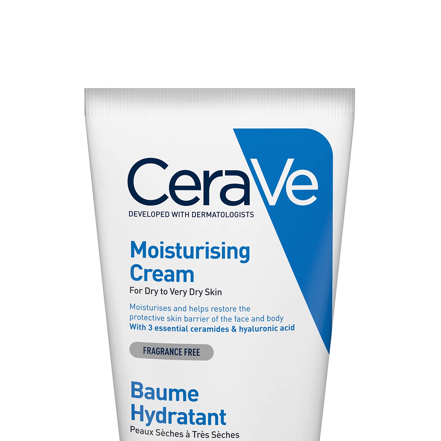 CeraVe Moisturising Cream | 177ml/6oz | Daily Face, Body & Hand Moisturiser for Dry to Very Dry Skin