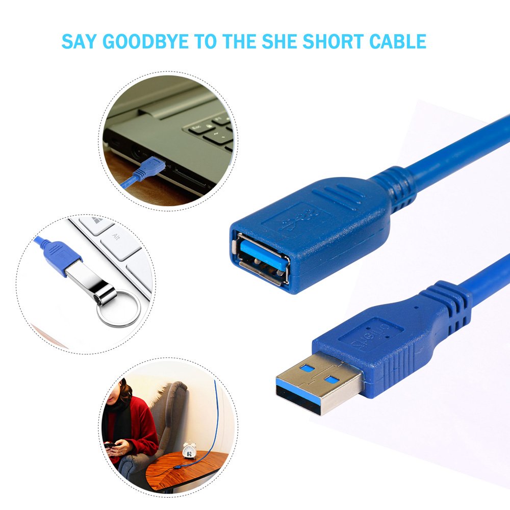 USB 延長ケーブル 1m YDC-U30F(K) BLUEVALUE USB 延長ケーブル 1m YDC-U30F(K) BLUEVALUE - メルカリ