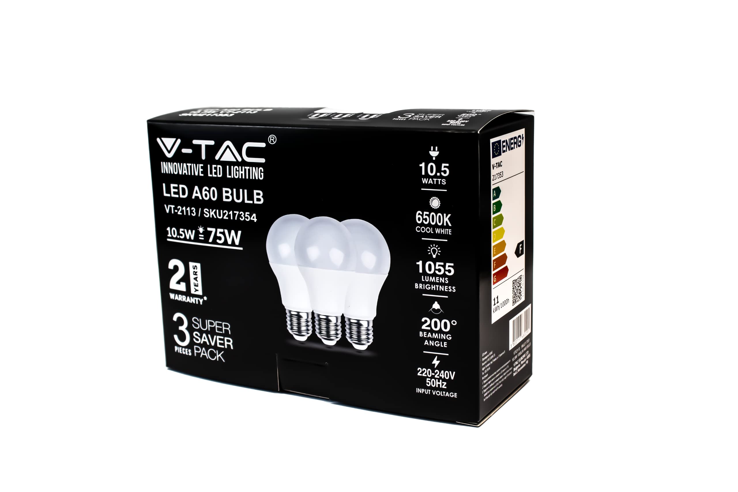 10x Lampadine LED E27 10.5W - Equivalenti A 75W - Luce Fredda 6500K - Risparmio Energetico E Lunga Durata - Foto 12