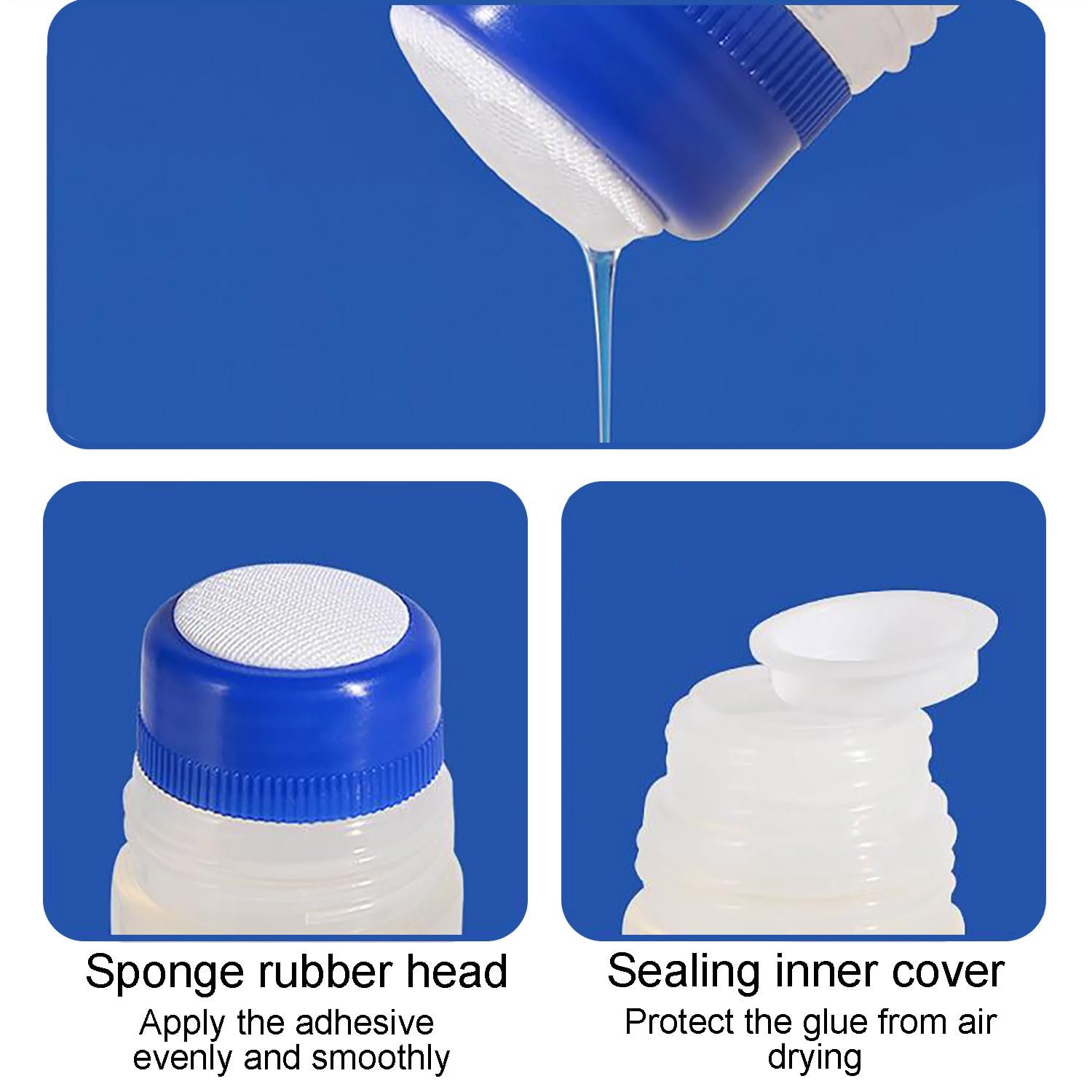 Pegamento para Manualidades 120 ML,Puzzle Glue Transparente con Aplicador Adecuado para Fijar y Colgar Puzzles, Secado Rápido, 120ml