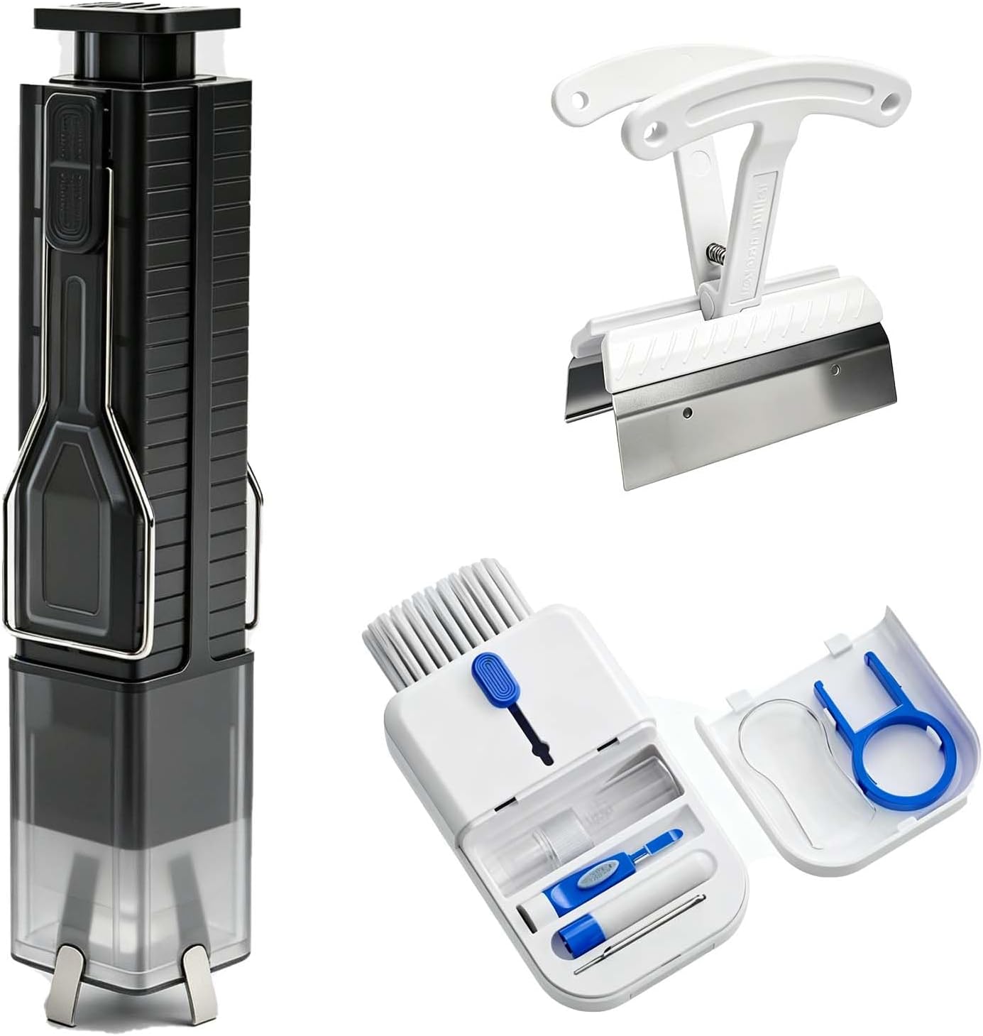 4-in-1 Keycap Puller Switch Puller Kit, Mechanical Keyboard Tool with Keycap Remover Switch Extractor 4 Claw Puller and Cleaning Brush Set for Hot Swappable Keyboard MX Switch Custom Modding