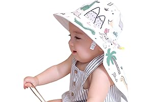 Foldable Baby Boy Kids UPF 50+ Wide Brim Toddler Sunshade
