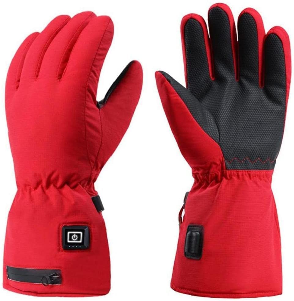 Gants de batterie rechargeables électriques contre les mains gelées en ski