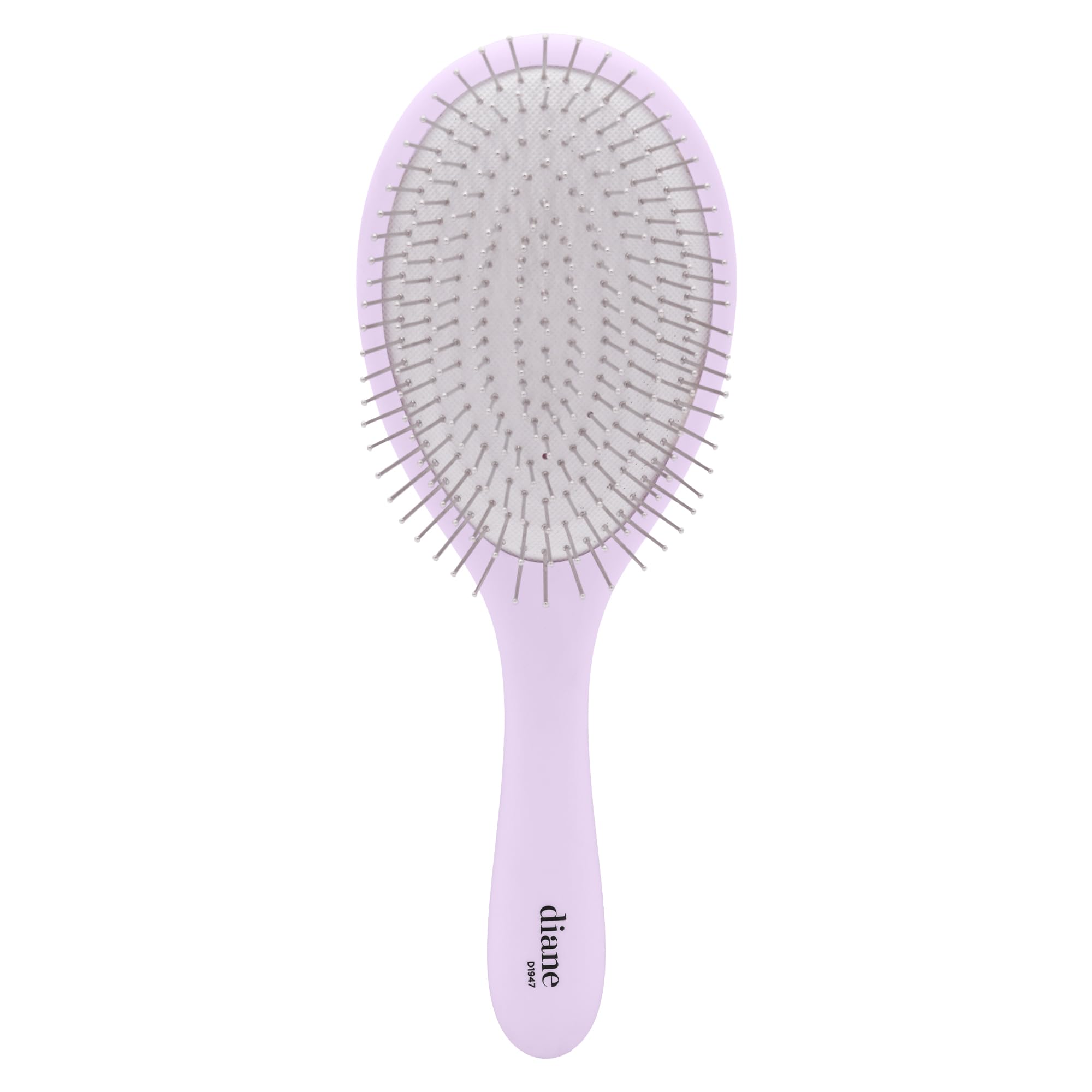 Diane Metallic Pin Detangler Hair Brush – Anti-Static Metallic Pin Hair Brush for Wet or Dry Hair, Gently Massages Scalp & Smooths Frizz, Flexible Cushion Brush for Fine, Thick, or Textured Hair