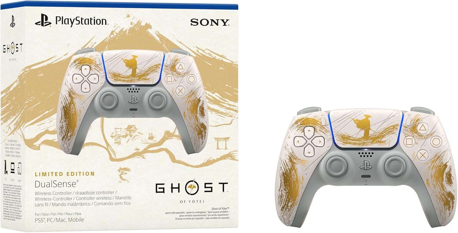 Playstation Controller wireless DualSense – Ghost of Yōtei Gold Limited Edition