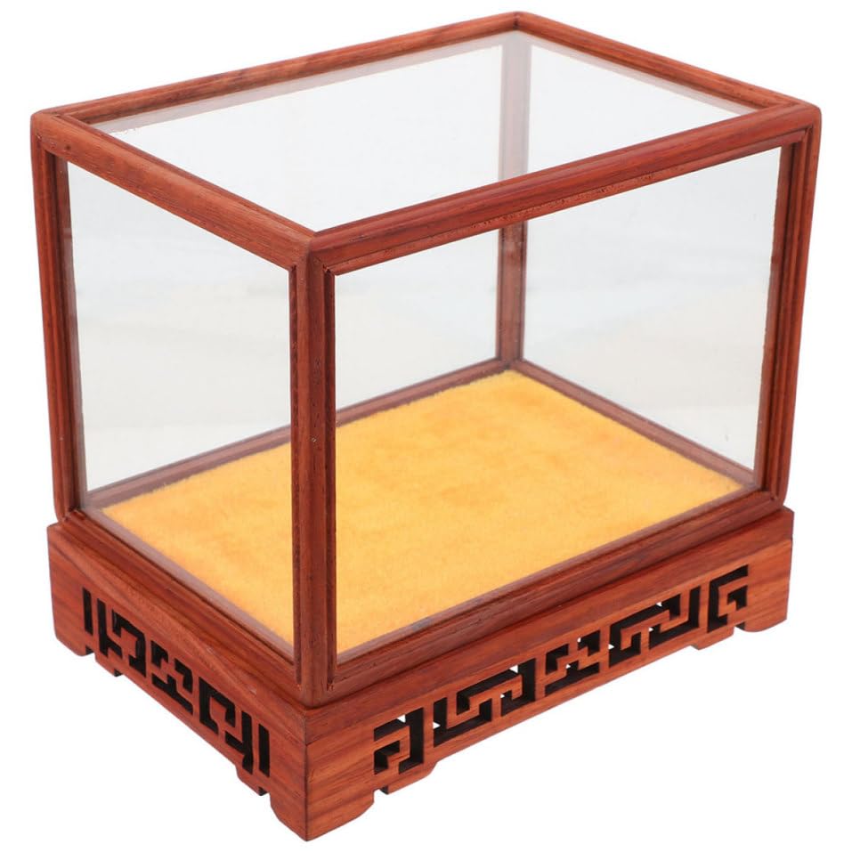 Vitrine en verre de haute qualité et bois véritable pour valoriser vos objets