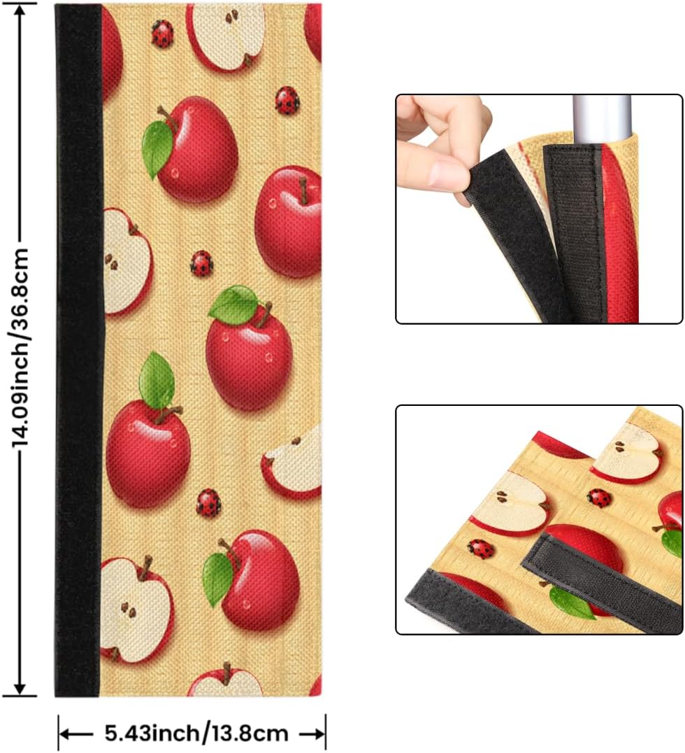  Apple Refrigerator Door Handle Covers Set of 2 Non-Slip Washable thumbnail