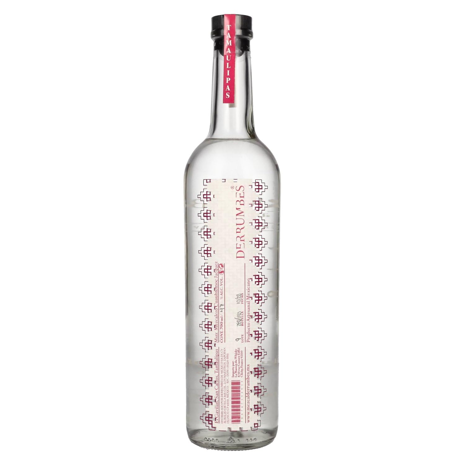 Derrumbes Mezcal Joven TAMAULIPAS 100% Agave 47% Vol. 0,7l
