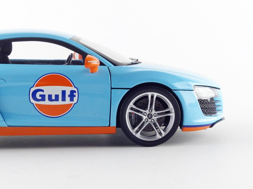 Amazon.co.jp: 京商オリジナル 1/18 アウディ R8 ガルフ 完成品