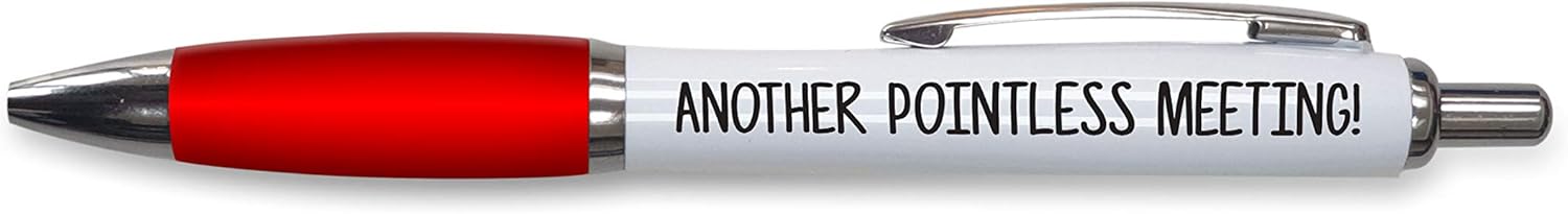 Rude Pens For Adults | Funny Boss Gifts Leaving Presents For Colleagues | Silly Ballpoint Pen Novelty Funky Stationery Quirky Gift Office Desk Accessories (Red_PAP40)
