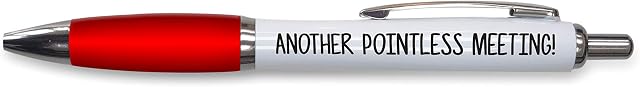 Rude Pens For Adults | Funny Boss Gifts Leaving Presents For Colleagues | Silly Ballpoint Pen Novelty Funky Stationery Quirky Gift Office Desk Accessories (Red_PAP40)