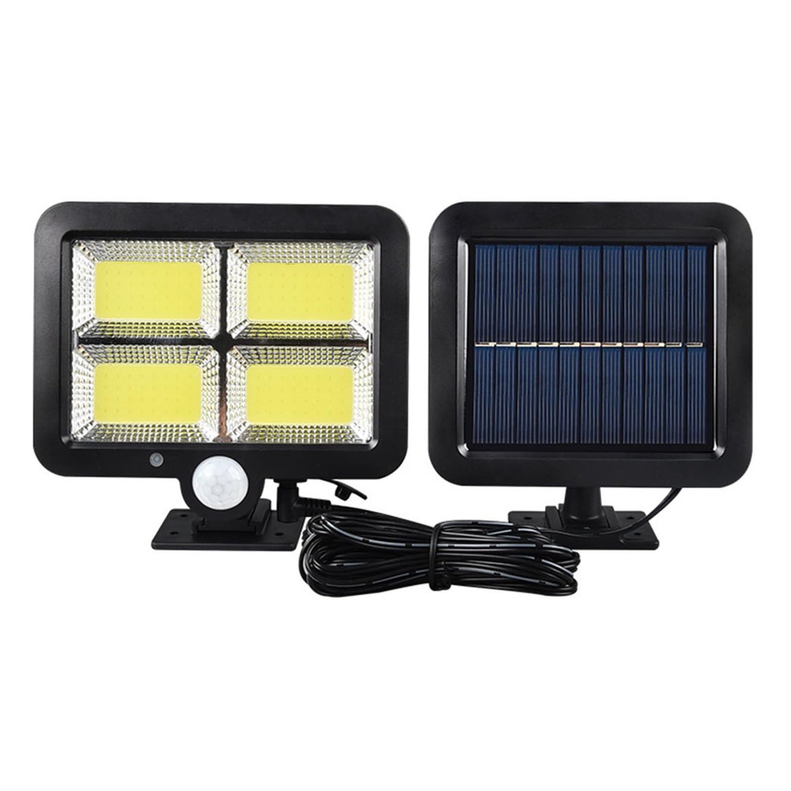 Ljljcqcns Solar Lamp-4Cob Motion Sensor Solar Split Lights Decoration 3 Modes Outdoor Ip65 Waterproof Emergency Wall Courtyard Lamp(Solar Lamp-4Cob)