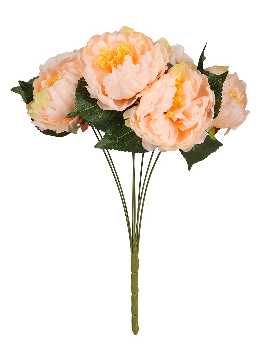 Tied Ribbons Artificial Peony Flowers For Vase Home Decoration Living Room Corner Table Top Bedroom Wedding Decortaive Items (42 Cm, Peach, Pot Not Included) - Polyester (B08Z739NZP) Amazon Price History, Amazon Price Tracker