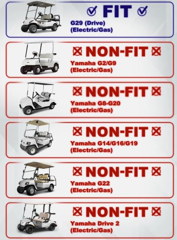 Nerf Bars Pesados para Golf Cart Yamaha G29 Set 2 miniatura 2