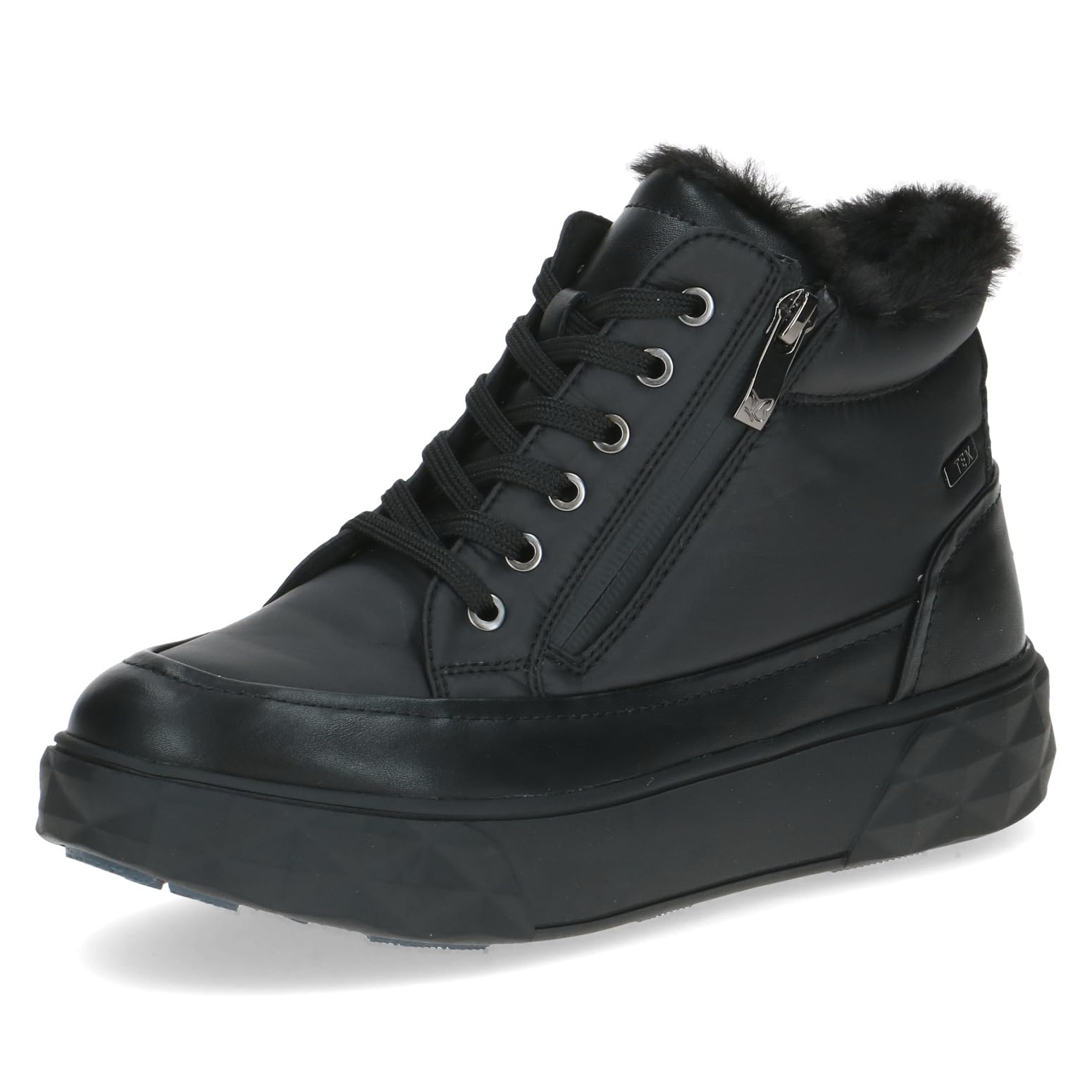 CAPRICE Women's Damen 9-26210-45 Fashion Boot, Black (Black Comb), 7.5 UK