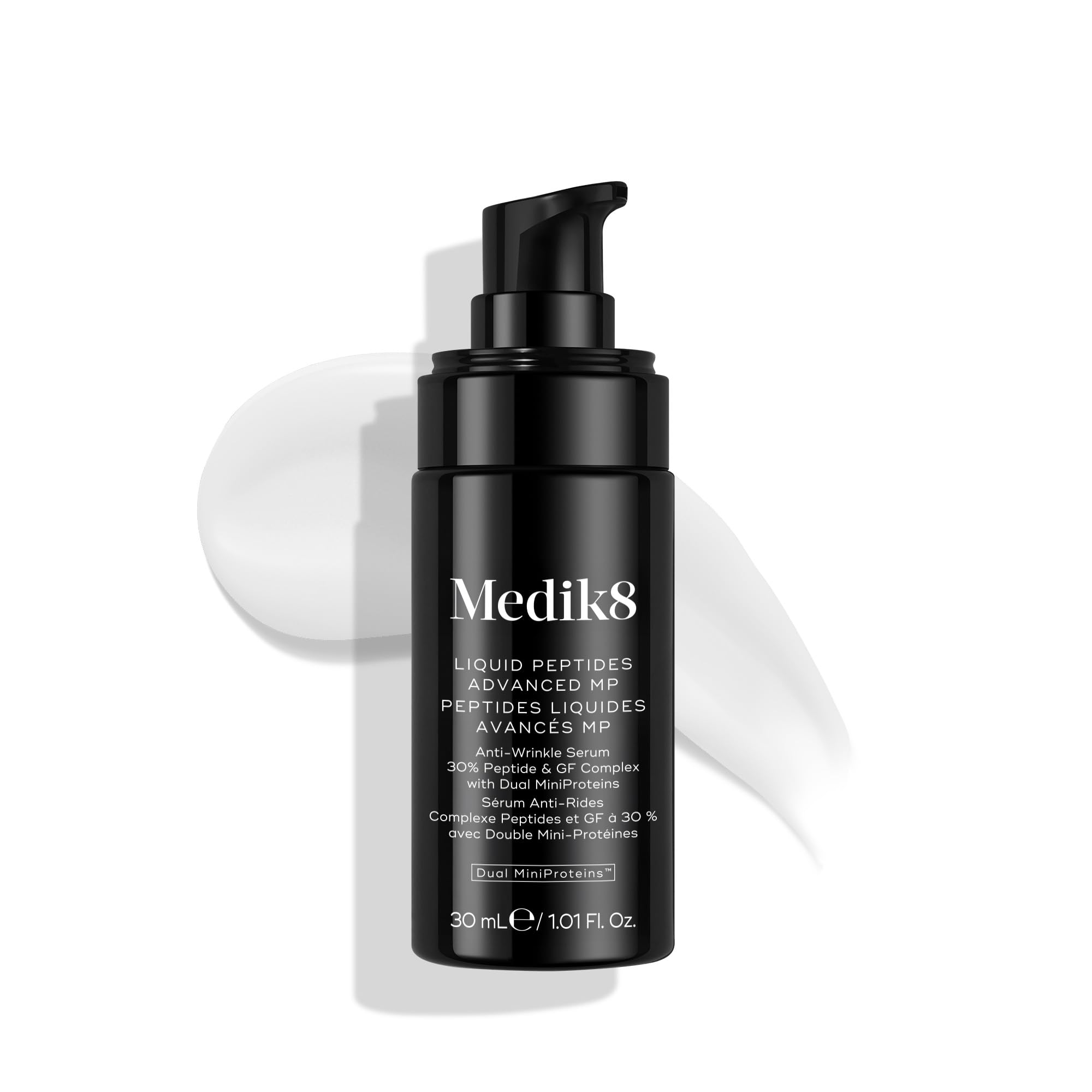 Medik8 Liquid Peptides Advanced MP, Bahnbrechende Bio-Technologie - 30 ml | Serum zur Faltenreduzierung mit 30 % Multi-Peptid-Komplex – nachweisliche Ergebnisse in nur 10 Minuten