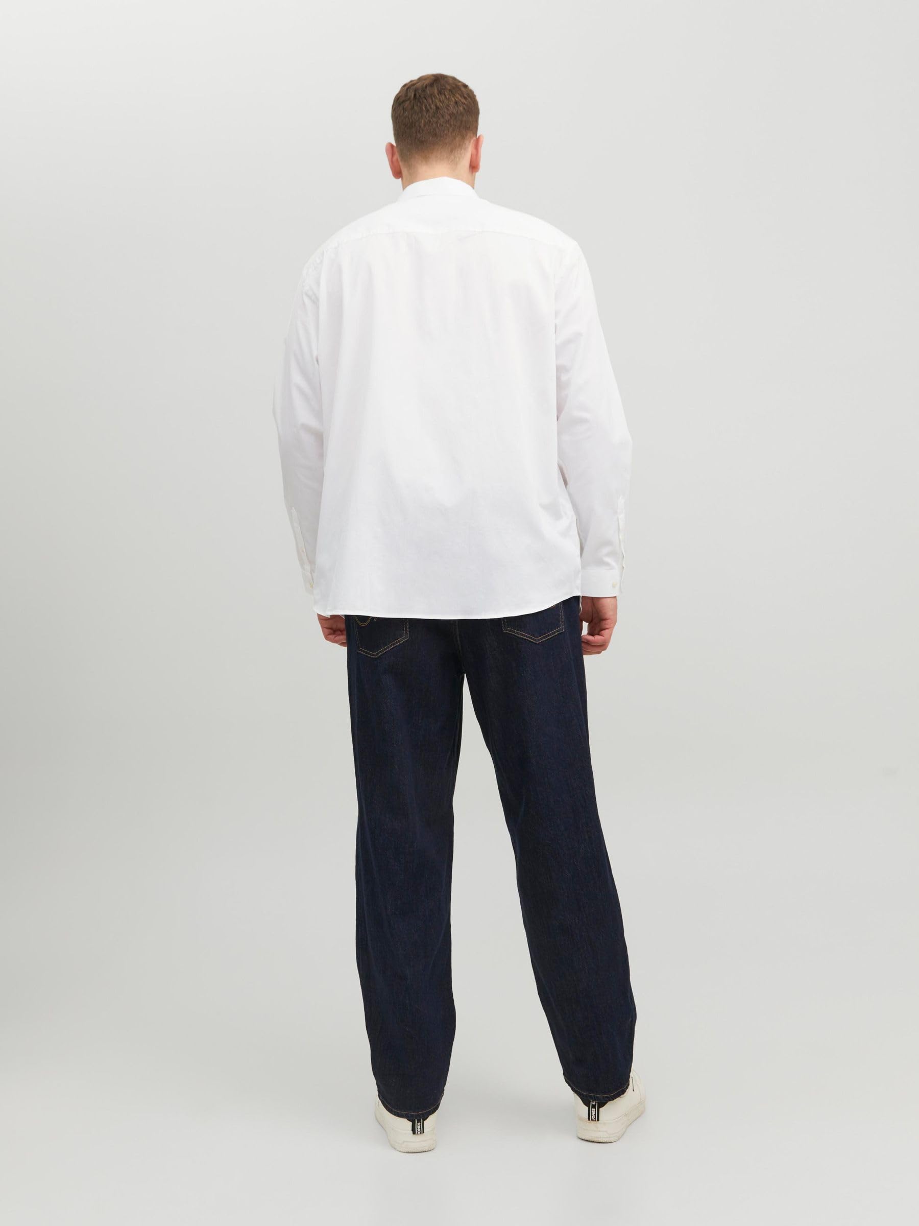 Jack & Jones Jprblacardiff Shirt L/S PS Noos Camicia Uomo (Pacco da 1)